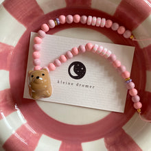 Afbeelding in Gallery-weergave laden, Kinderketting - Parelmoer Hondje Lichtroze