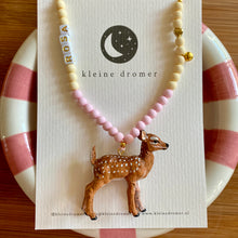 Afbeelding in Gallery-weergave laden, Gepersonaliseerde kinderketting hertje