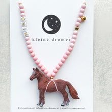 Afbeelding in Gallery-weergave laden, Naamketting Paardje - Hind