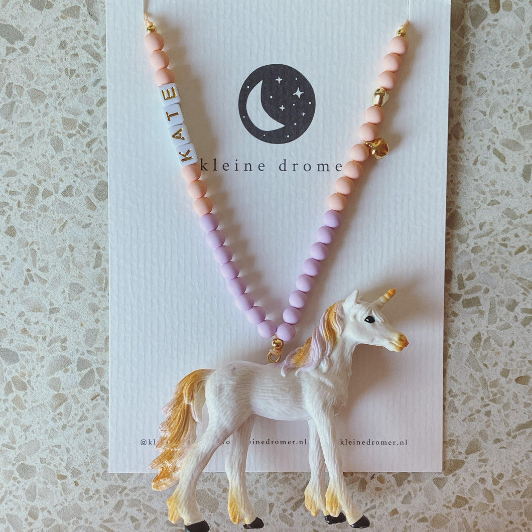 Naamketting Unicorn - Kate *Limited Edition*