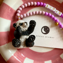 Afbeelding in Gallery-weergave laden, Gepersonaliseerde kinderketting panda
