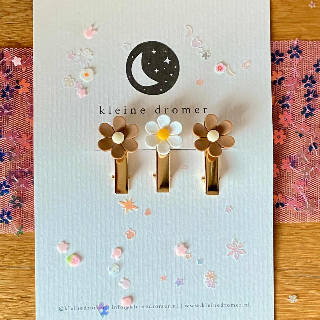 Haarclipjes bloemen