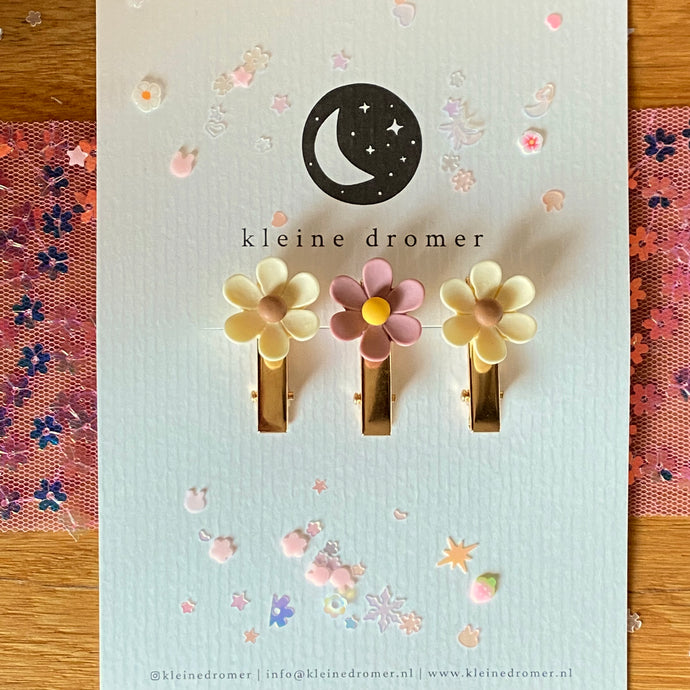 Haarclipjes bloemen