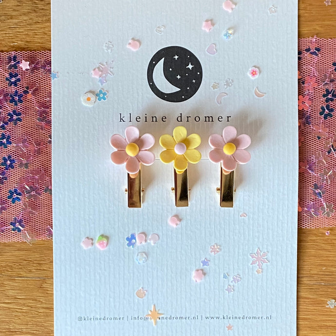 Haarclipjes bloemen