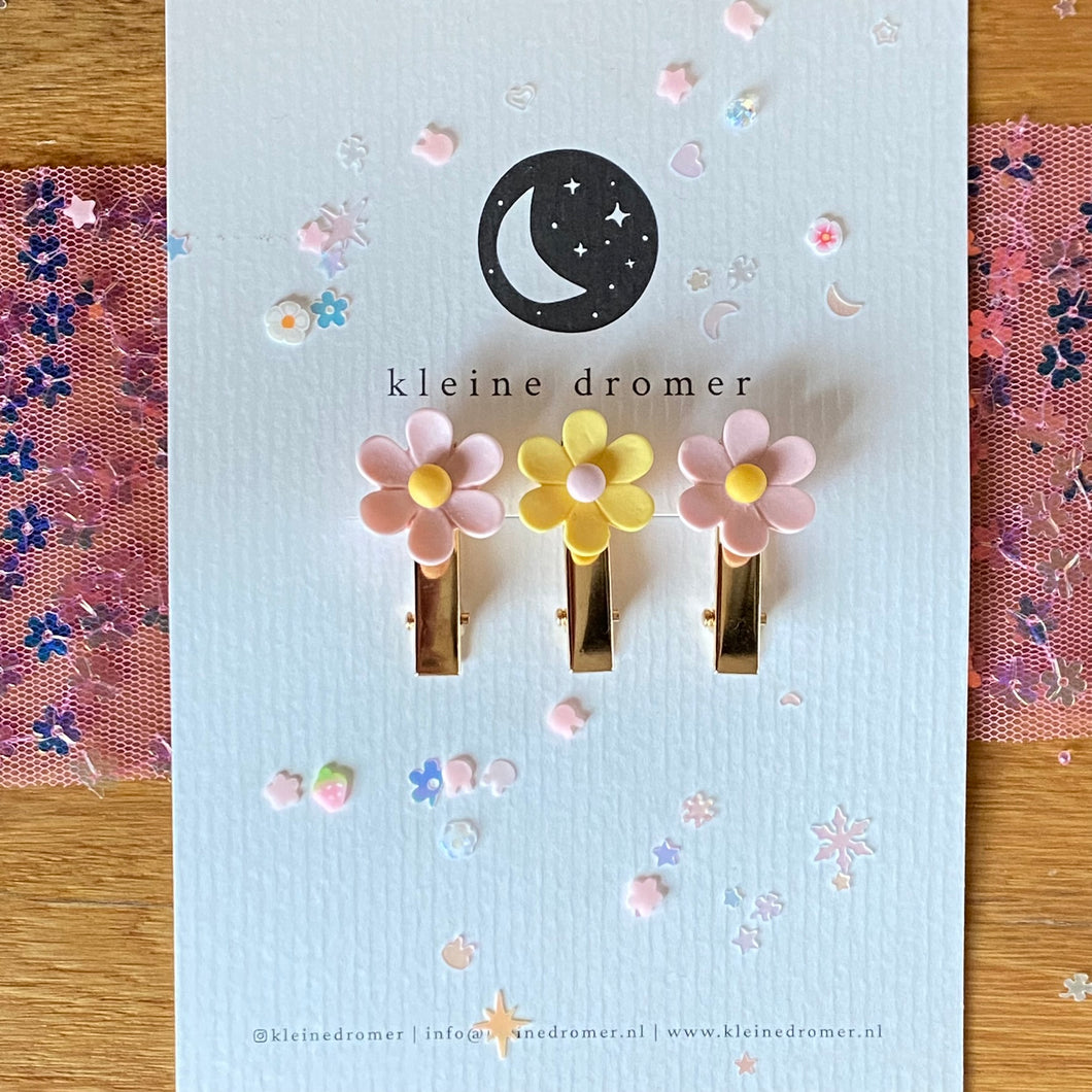Haarclipjes bloemen